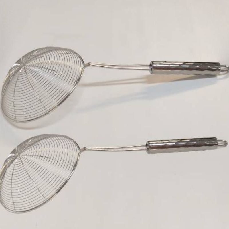 Escumadeira de inox - 2 unidades