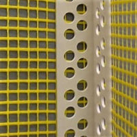Cantoneira PVC com tela de fibra de vidro