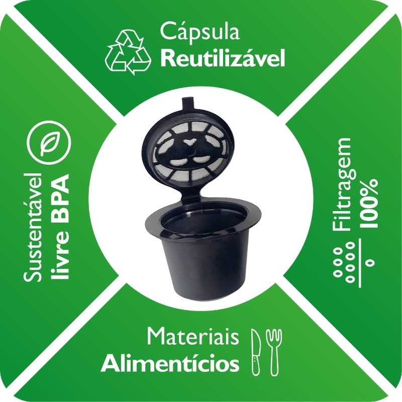 Kit cápsula recarregável NP (reutilizável)
