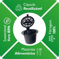 Kit cápsula recarregável NP (reutilizável)