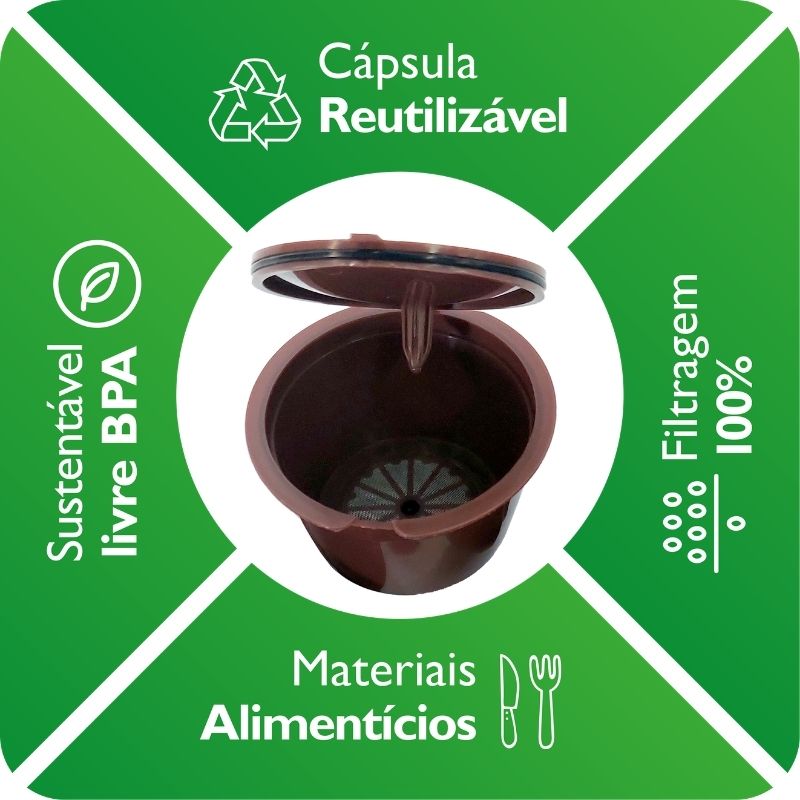 Kit Cápsula recarregável DG (reutilizável)