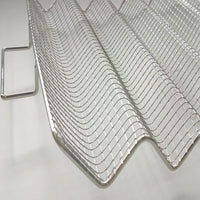 Grelha ondulada em aço inox