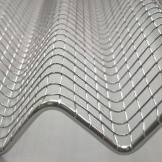 Grelha ondulada em aço inox