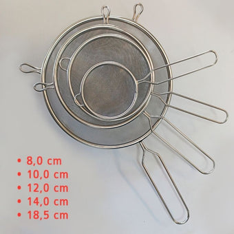 compare product Peneira metálica - Aço inox