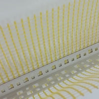 Cantoneira PVC com tela de fibra de vidro