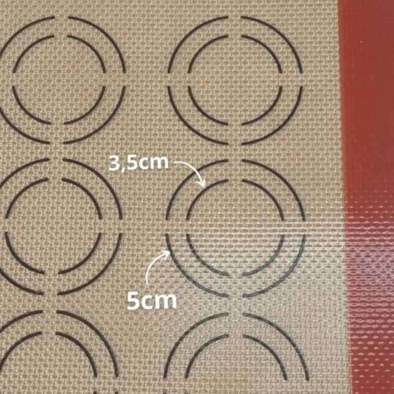 Tapetes de silicone para forno 30 cm x 40 cm - 2 unidades