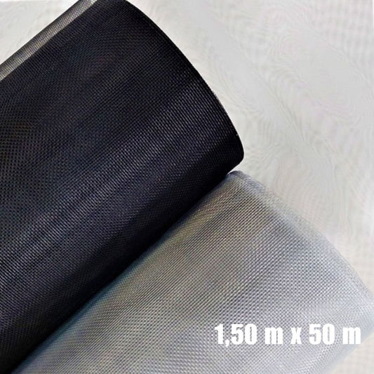 Tela mosquiteiro resistente ( 1,50 m x 50 m )